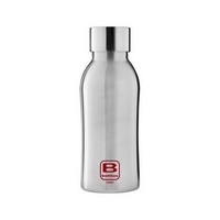 photo B Bottles Twin - Steel Brushed - 350 ml - Double wall thermal bottle in 18/10 stainless steel 1